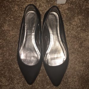 Express black flats, size 8