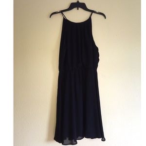 LUSH halter skater/fit and flare dress
