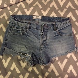 Free people barely worn shorts