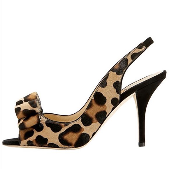 Kate Spade Leopard-Print Slingbacks - Picture 2 of 2