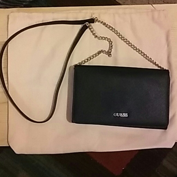Guess black purse