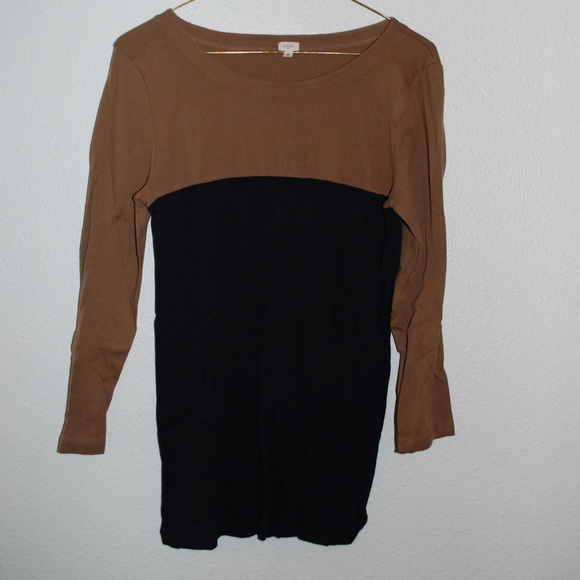 J. Crew Color Block Long Sleeve top