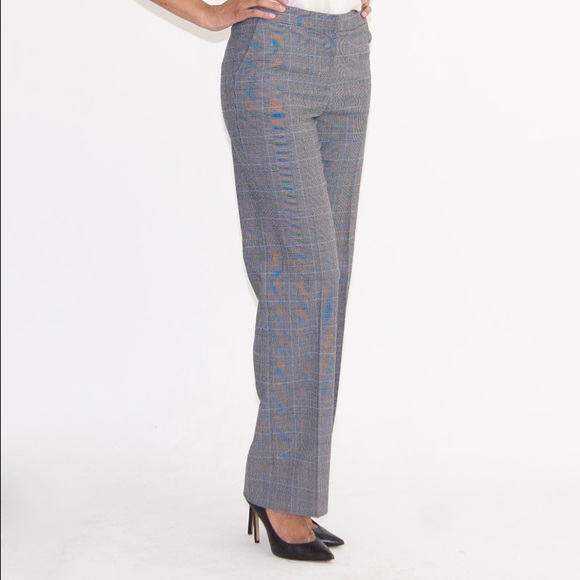 Michael Kors Plaid Straight Leg Pants - Picture 2 of 3