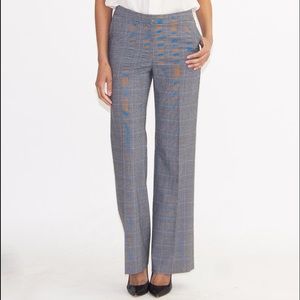 Michael Kors Plaid Straight Leg Pants