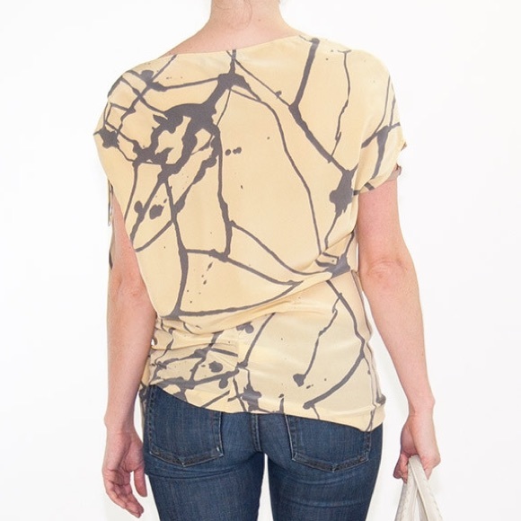 Robert Rodriguez Abstract Print Silk Tunic/Dress - Picture 3 of 3