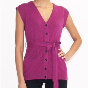 Robert Rodriguez Purple Cashmere Vest/Top