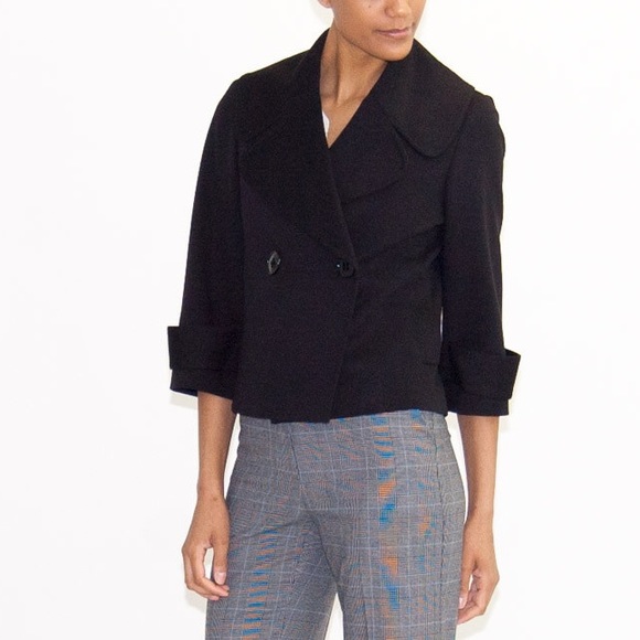 Robert Rodriguez Cropped Double Breasted Jacket - Picture 2 of 3