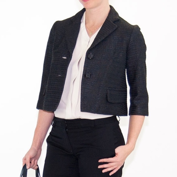 Robert Rodriguez Cropped Black Jacket - Picture 2 of 3