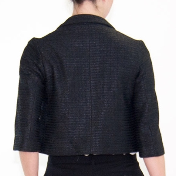 Robert Rodriguez Cropped Black Jacket - Picture 3 of 3