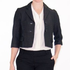 Robert Rodriguez Cropped Black Jacket