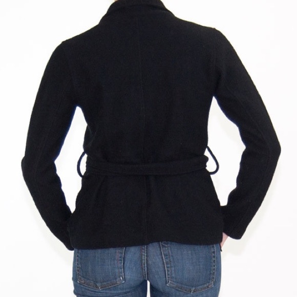 Saks Fifth Avenue Collection Wool Wrap Coat - Picture 3 of 3