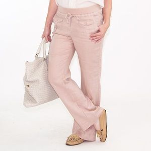Sandro Pink Linen Pants