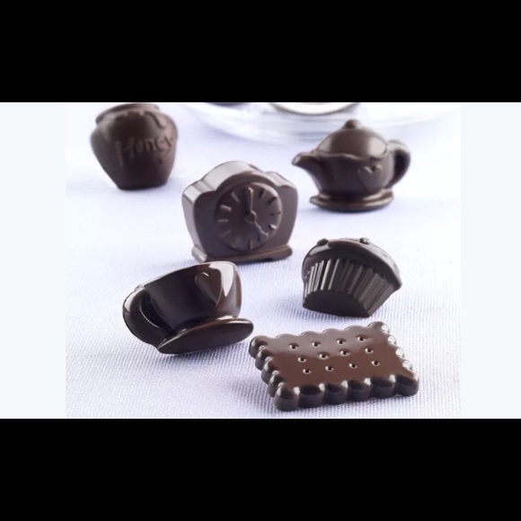 Cupcake teapot clock biscuit chocolate food mold