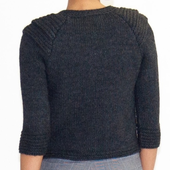 Tibi Alpaca-blend Cable Knit Cardigan - Picture 3 of 3