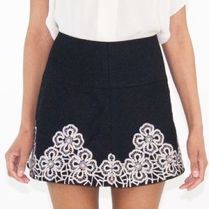 Tibi Wool Mini Skirt