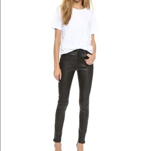 BDG black vegan high rise twig ankle pants sz. 27