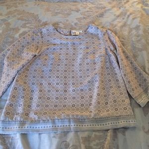 🛍 SALE 🛍 Pink and grey blouse