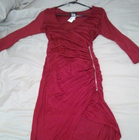 Burgundy Dress