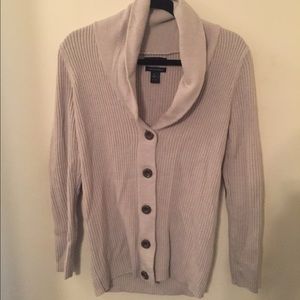 Tan sweater w/ elbow pads