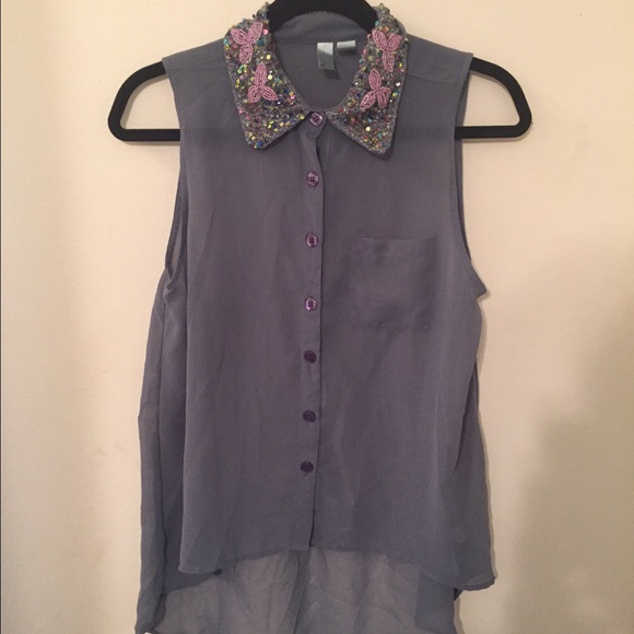 Sheer high low tank