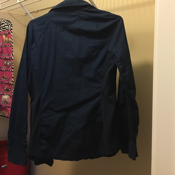 Dark blue button up - Picture 2 of 2