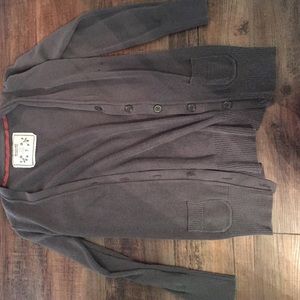 Gray cardigan
