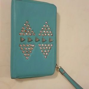 Turquoise wallet