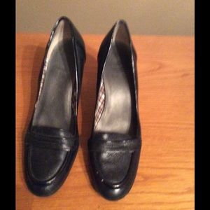 Black Loafer Style pump