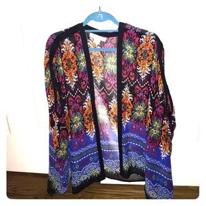 Staring at Stars multi-colored kimono