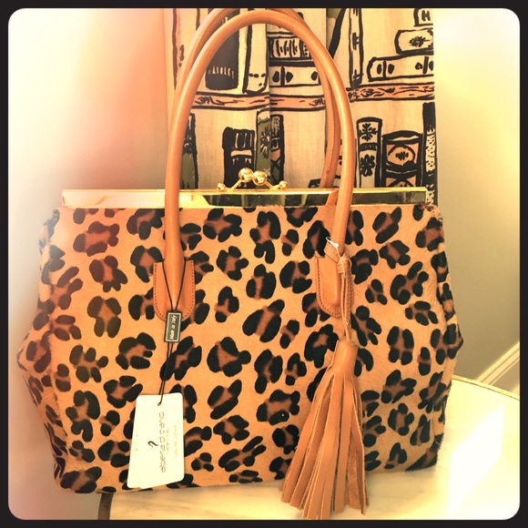 Friday Sale! Swoon Worthy Calf Hair Leather Purse.