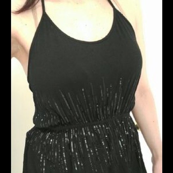Anjara Garcia Sequin Racerback Tank Medium