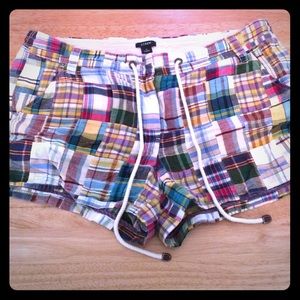 J Crew plaid shorts