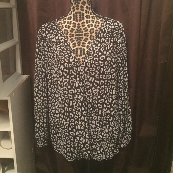 Torrid print blouse
