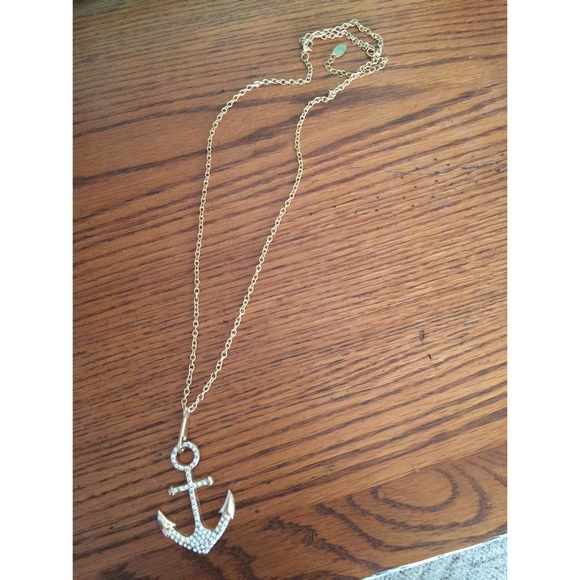 Gold Anchor Necklace