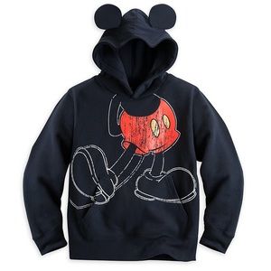 NWT Disney Mickey Mouse Hoodie with Ears