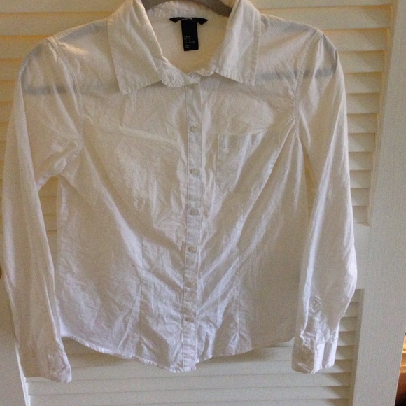 White button-up dress shirt