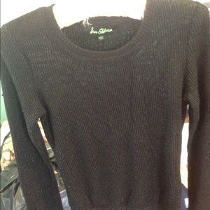 Sam Edelman Black Shimmer Sweater