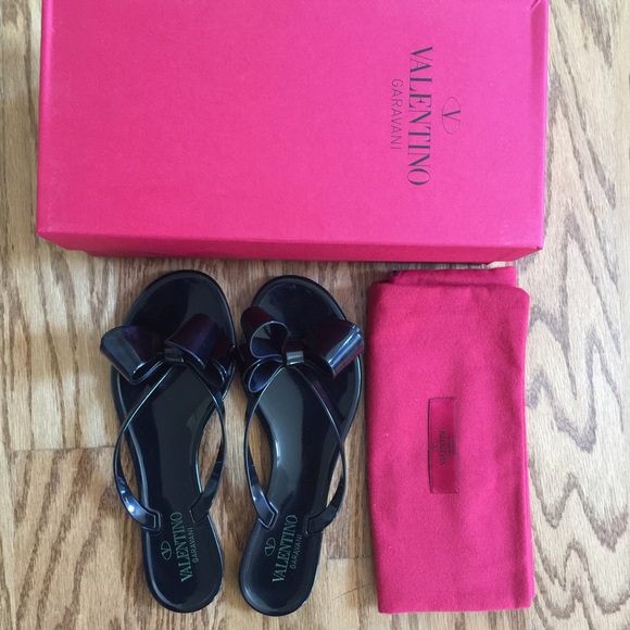 😊SOLD😍VALENTINO Couture Bow Sandals