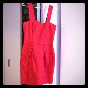 French Connection red dress