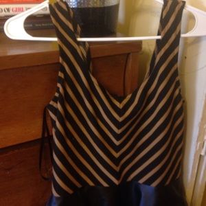 Arden B size S black peplum party dress