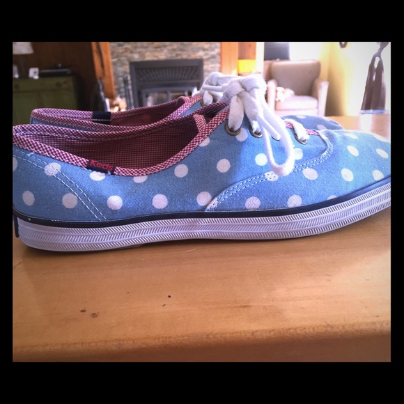 Keds Blue Taylor Swift Polkadot Shoes