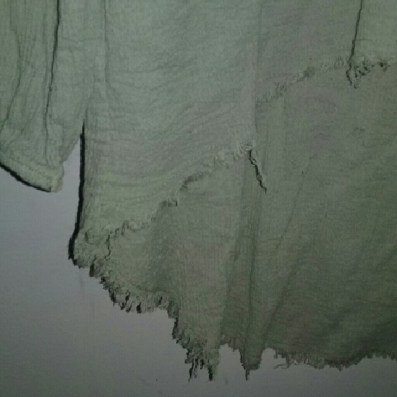 Grey Heathered Blouse