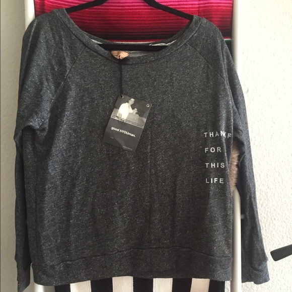 "Thankful for this life" sweater
