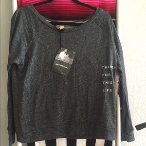 "Thankful for this life" sweater