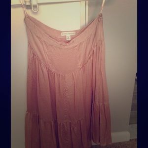 Banana Republic formal pink silk skirt petite 0