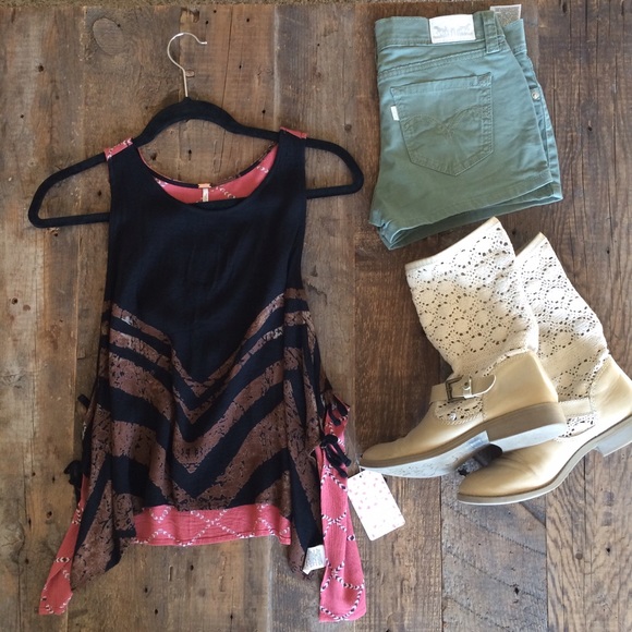 UnionBay | Cream Crochet Calf Boots - Picture 3 of 4