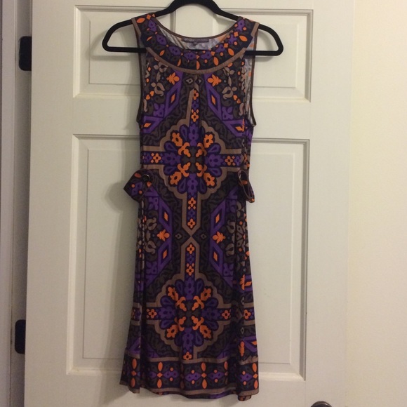 Hale Bob Geometric Print Shift Dress