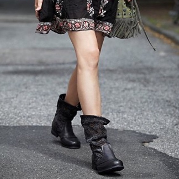UnionBay | Black Crochet Boots - Picture 4 of 4