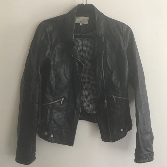 Zara M faux leather jacket
