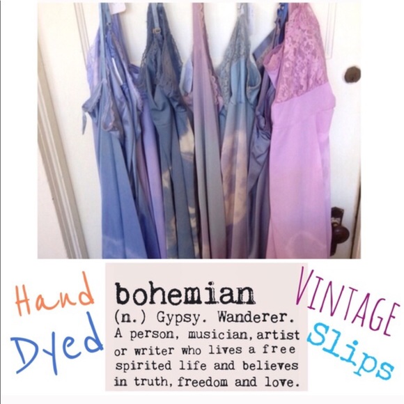 Bohemian Vintage Slip Dresses - Picture 2 of 4